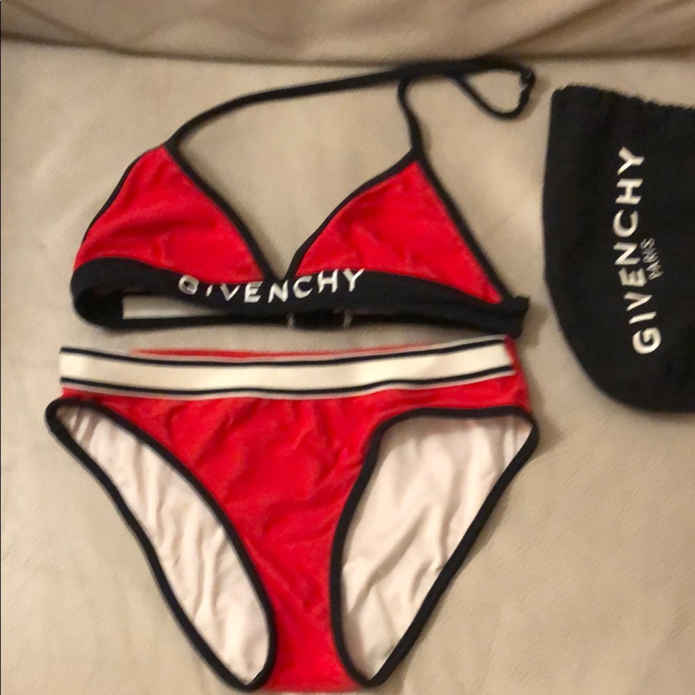 Givenchy Red Bikini Set